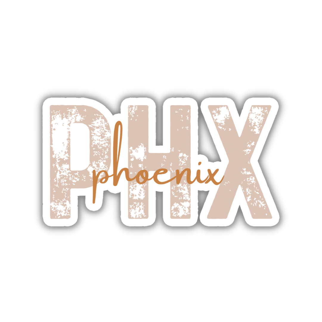 PHX Phoenix Airport Code Sticker