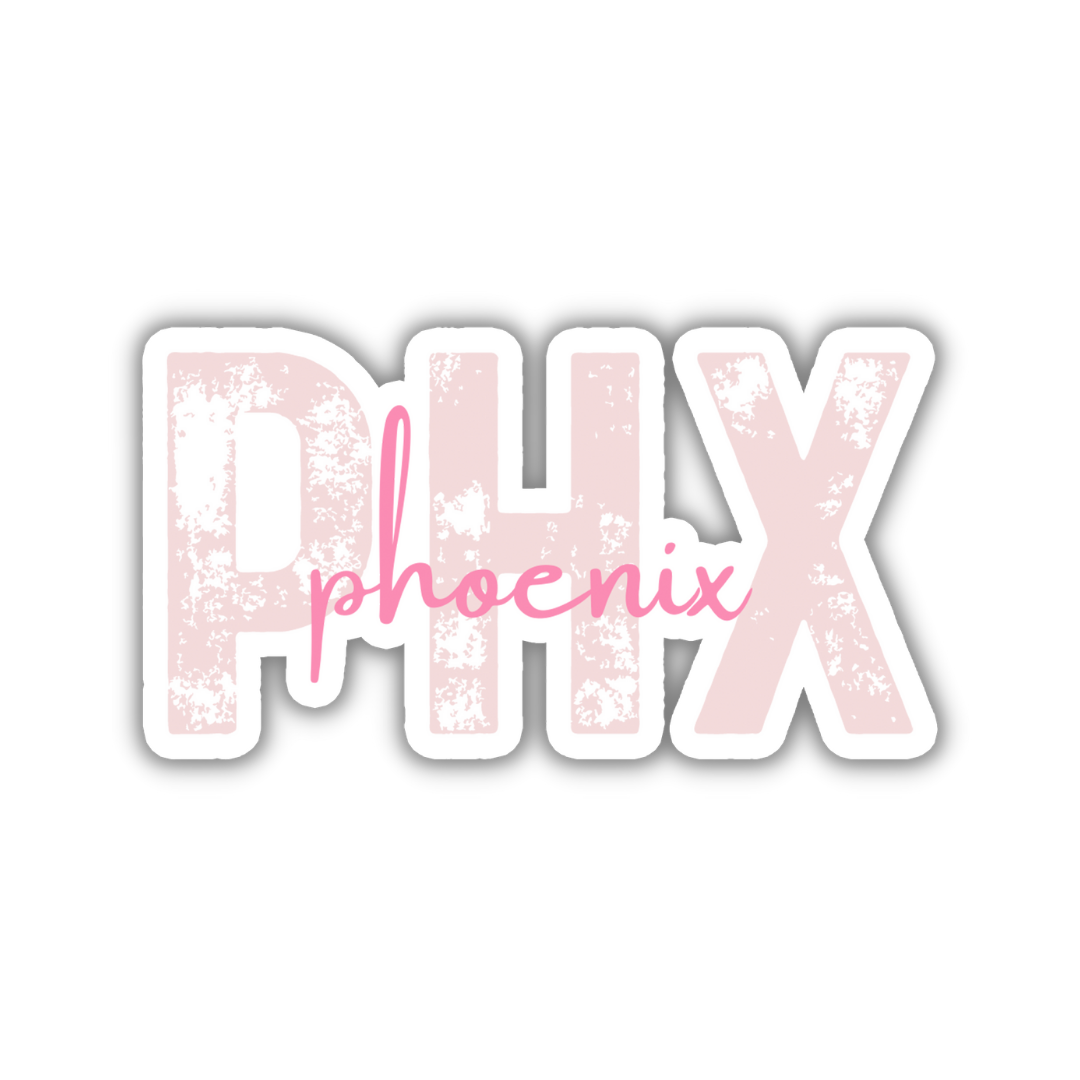 PHX Phoenix Airport Code Sticker