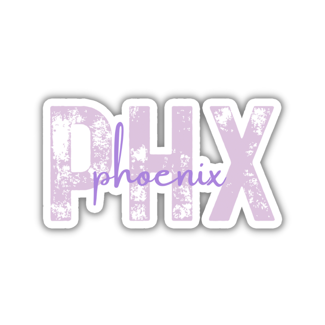 PHX Phoenix Airport Code Sticker