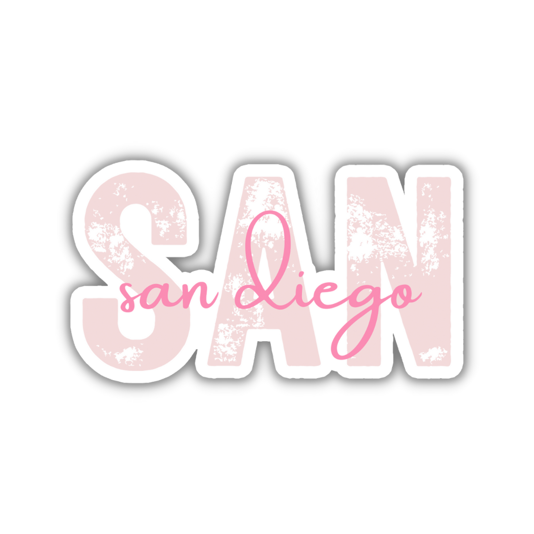SAN San Diego Airport Code Sticker