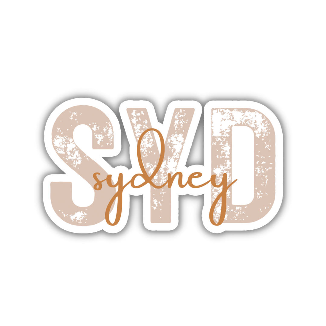 SYD Sydney Airport Code Sticker