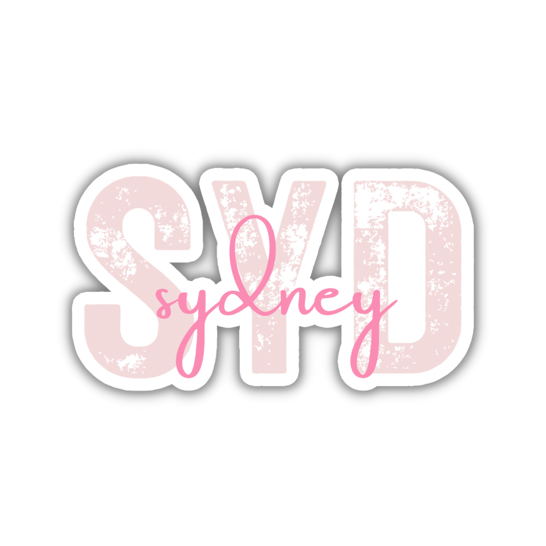 SYD Sydney Airport Code Sticker