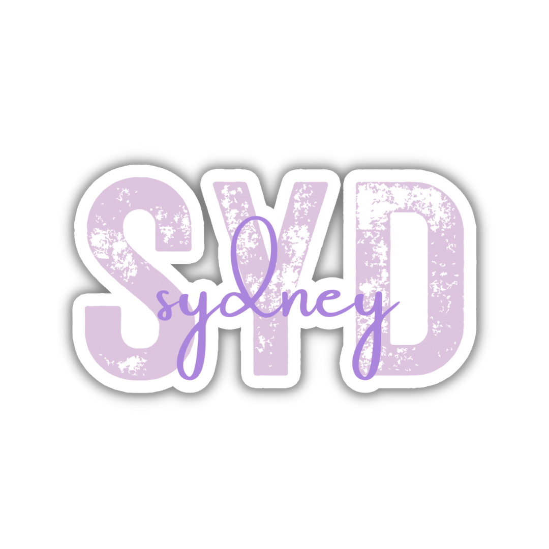 SYD Sydney Airport Code Sticker