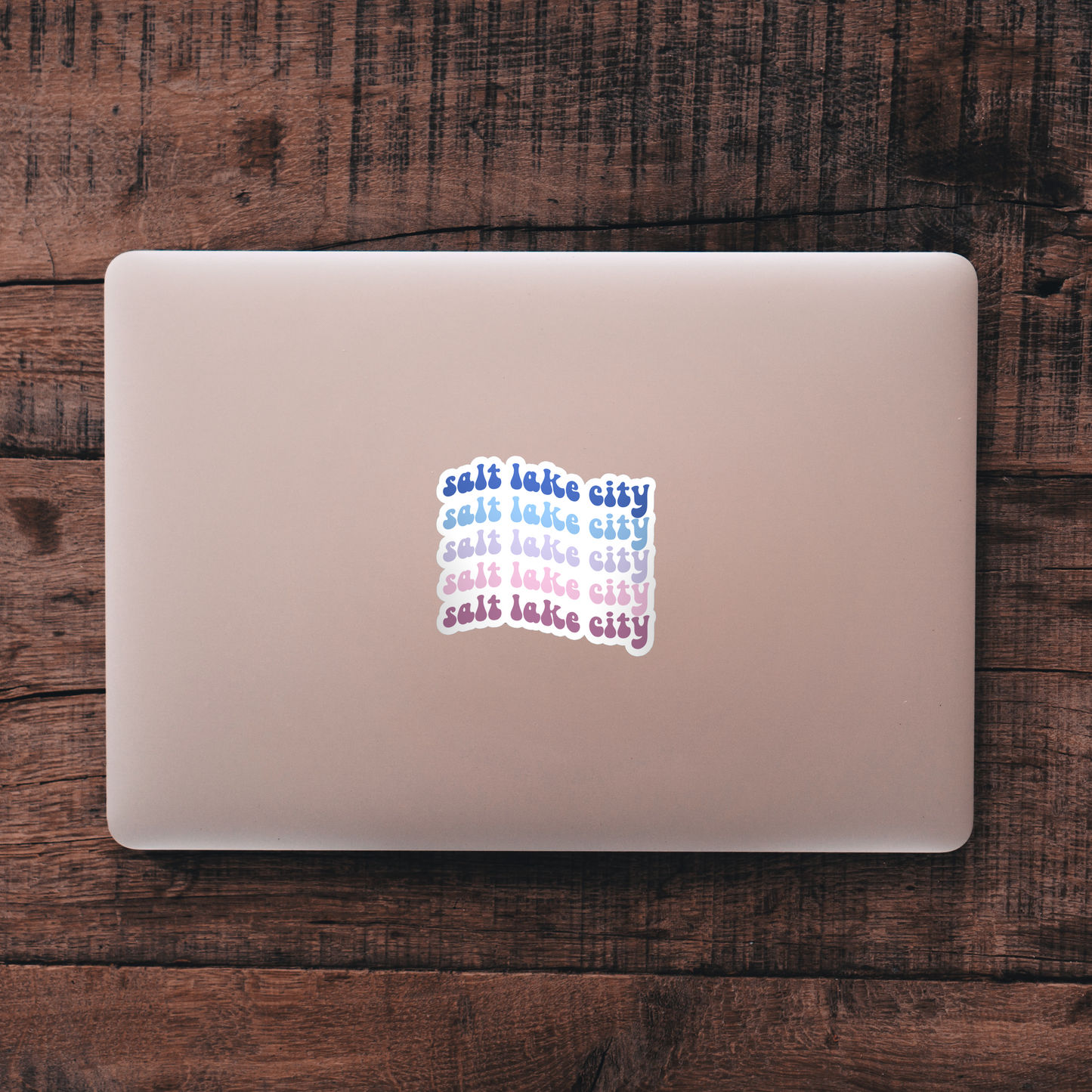 Salt Lake City Retro Sticker