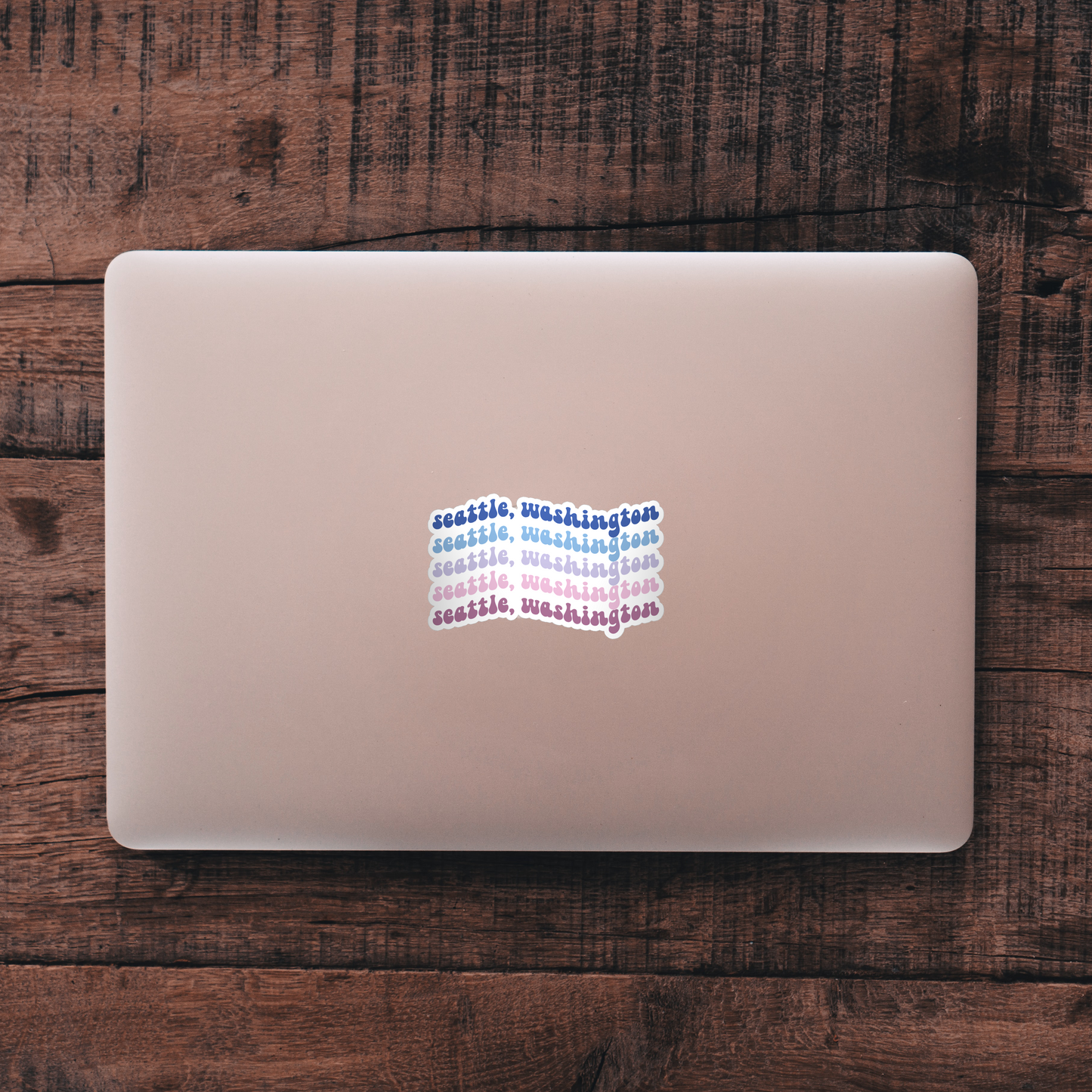 Seattle, Washington Retro Sticker