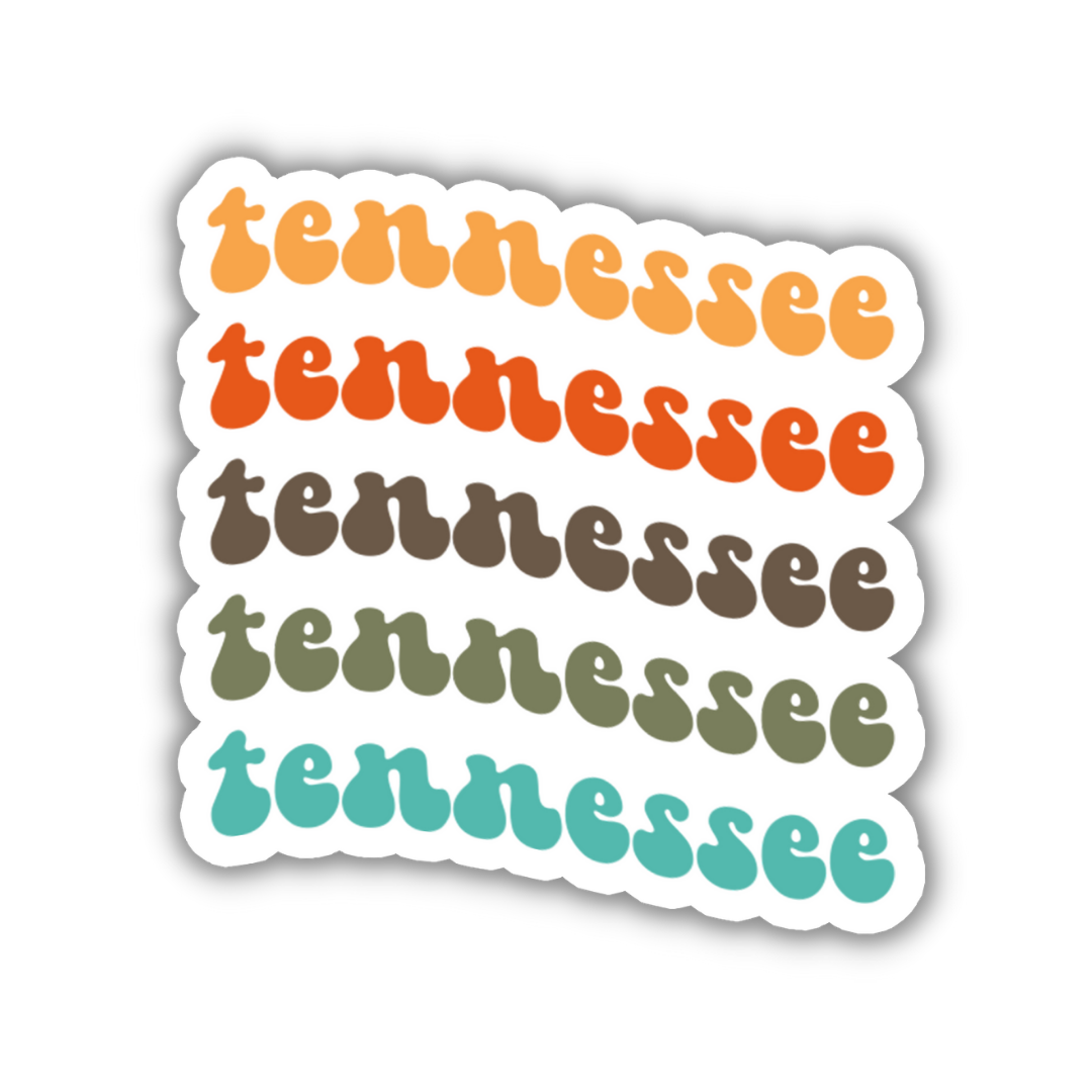 Tennessee Retro Sticker
