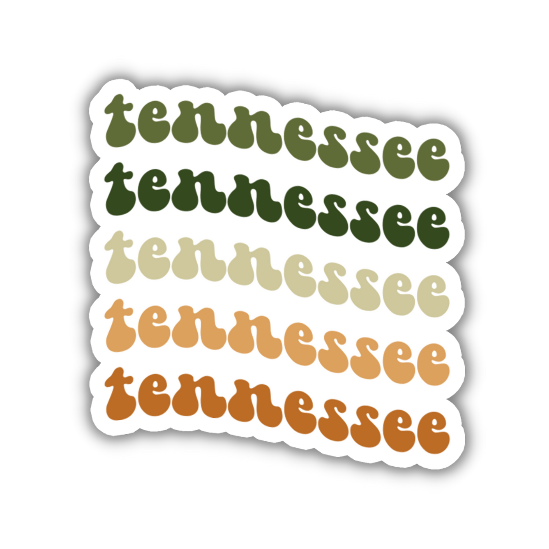 Tennessee Retro Sticker