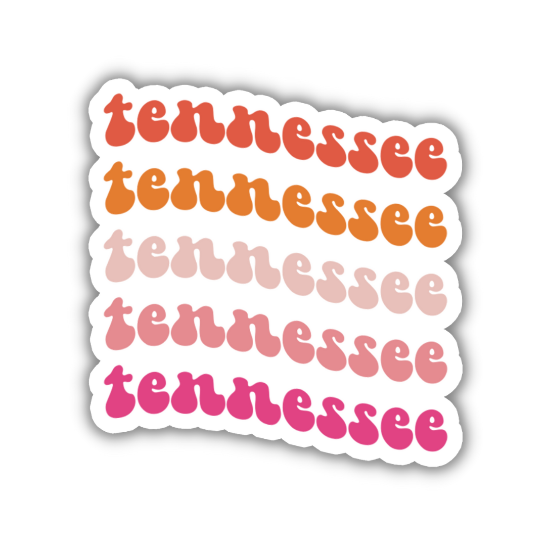 Tennessee Retro Sticker