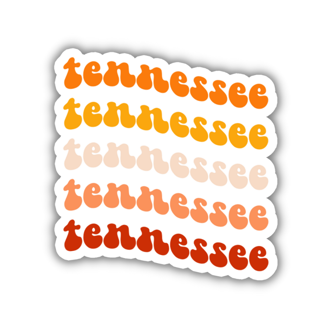 Tennessee Retro Sticker