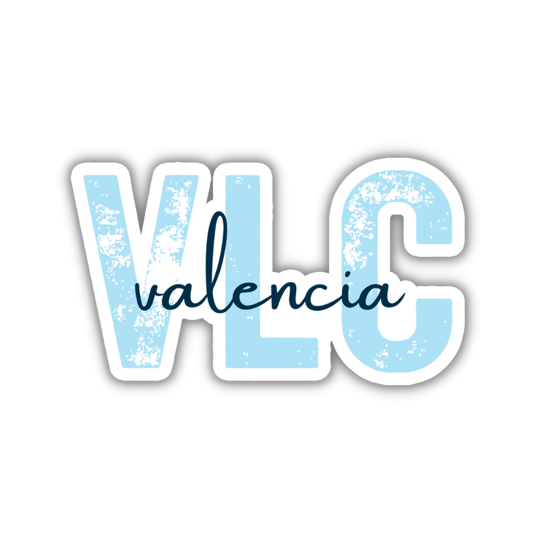 VLC Valencia Airport Code Sticker