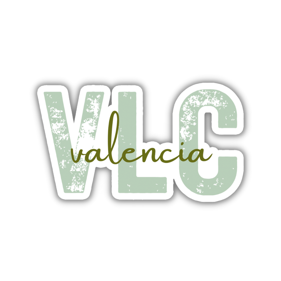 VLC Valencia Airport Code Sticker