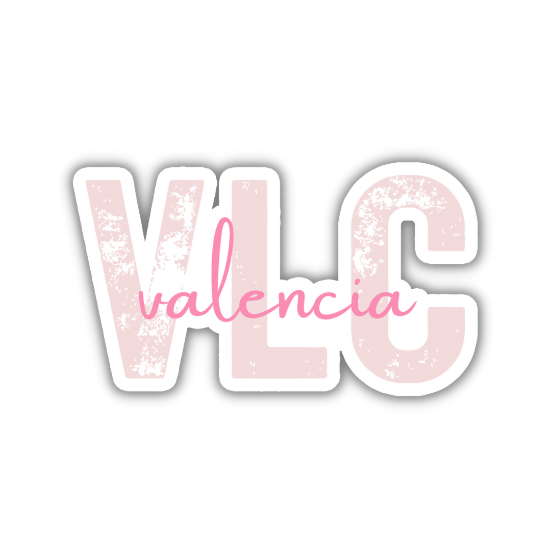 VLC Valencia Airport Code Sticker