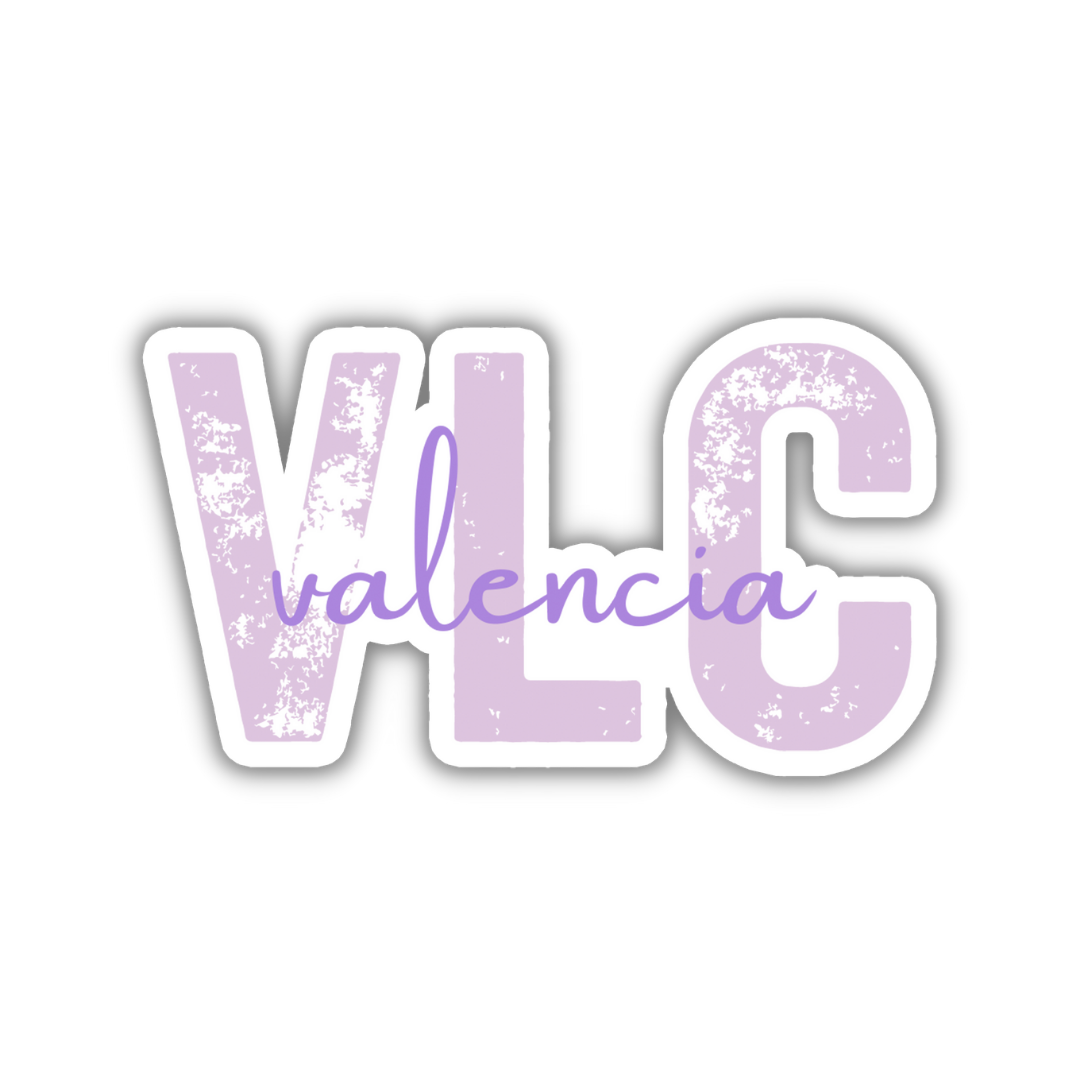 VLC Valencia Airport Code Sticker