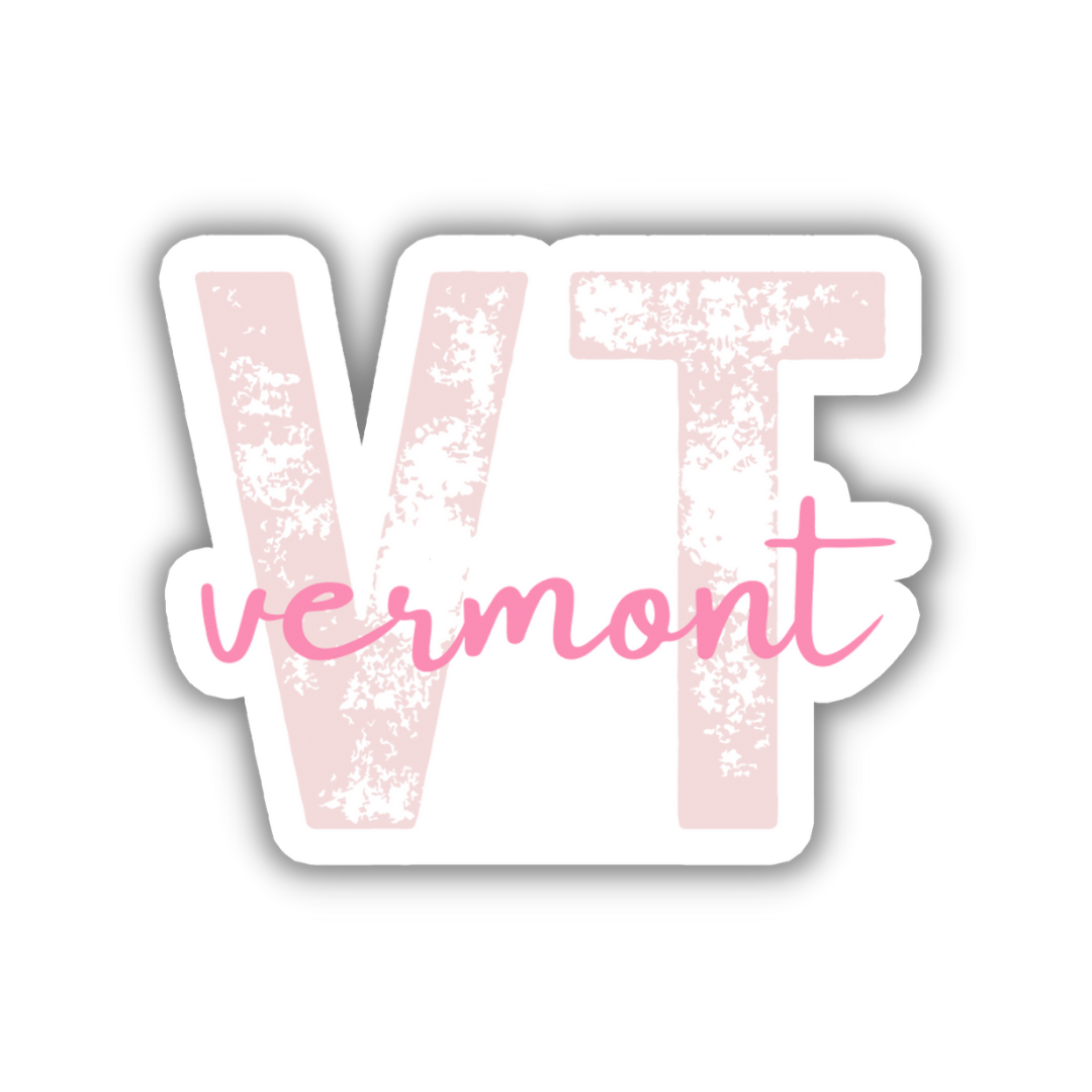 Vermont State Code Sticker