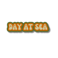Day at Sea Sticker, Cruise Vacation, Vinyl Laptop Water Bottle Sticker, Places I've Been, Trendy Luggage Decal, Vintage Travel Inspired