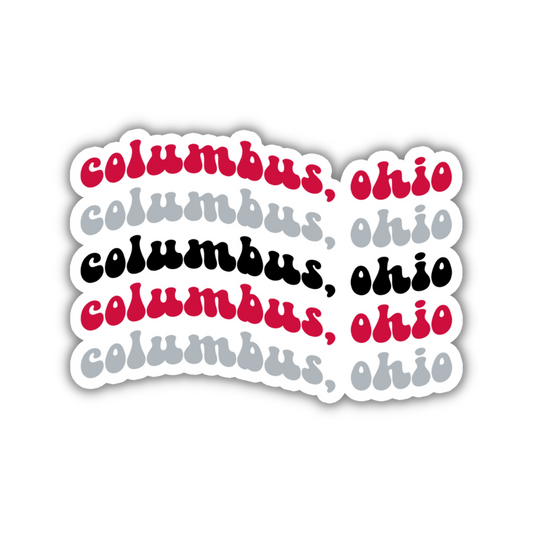 Columbus, Ohio College Town Sticker