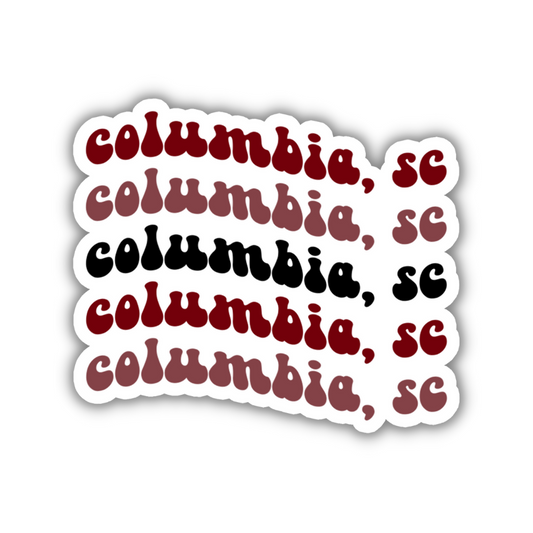 Columbia, South Carolina College Town Sticker