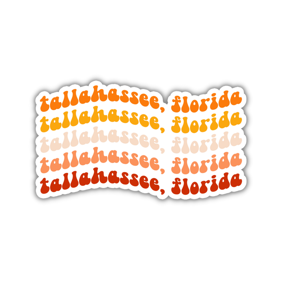 Tallahassee, Florida College Town Sticker