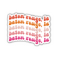 Baton Rouge, Louisiana College Town Sticker