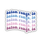 Baton Rouge, Louisiana College Town Sticker