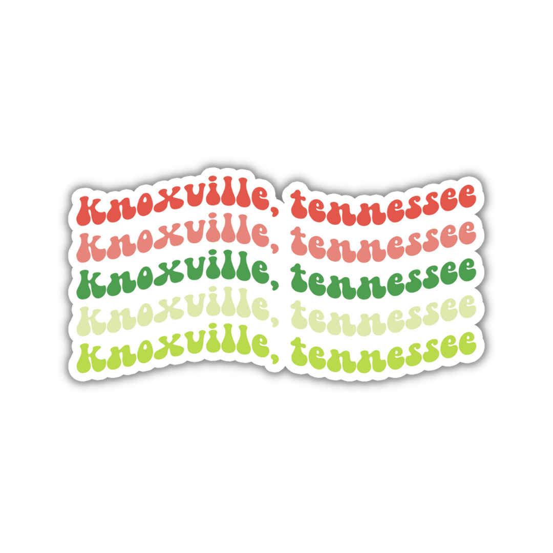 Knoxville, Tennessee College Town Sticker