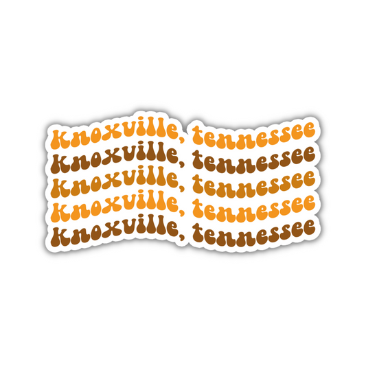 Knoxville, Tennessee College Town Sticker