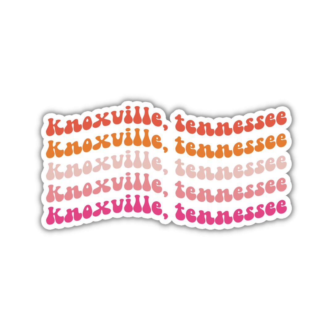 Knoxville, Tennessee College Town Sticker