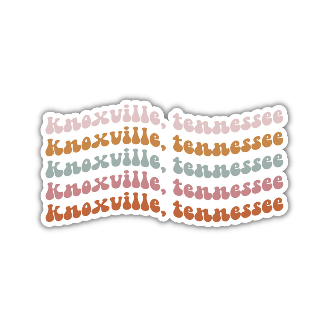 Knoxville, Tennessee College Town Sticker