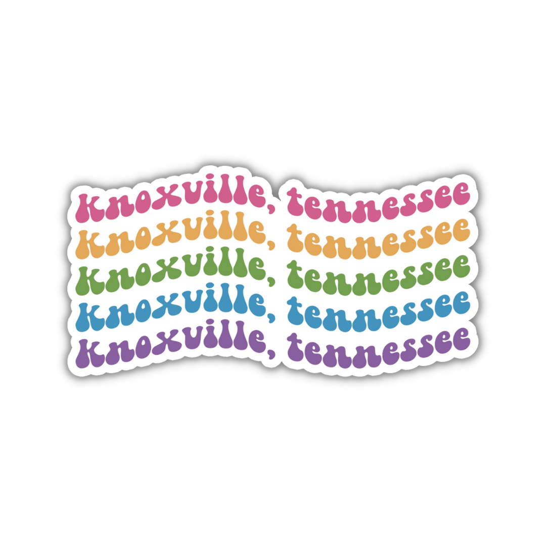 Knoxville, Tennessee College Town Sticker