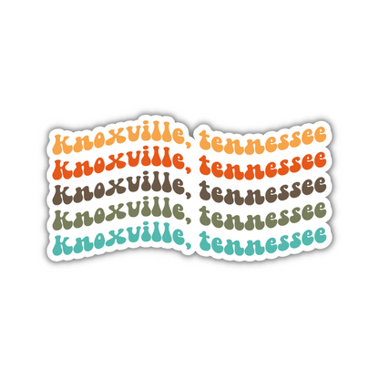 Knoxville, Tennessee College Town Sticker