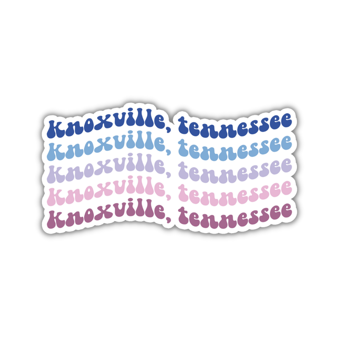 Knoxville, Tennessee College Town Sticker