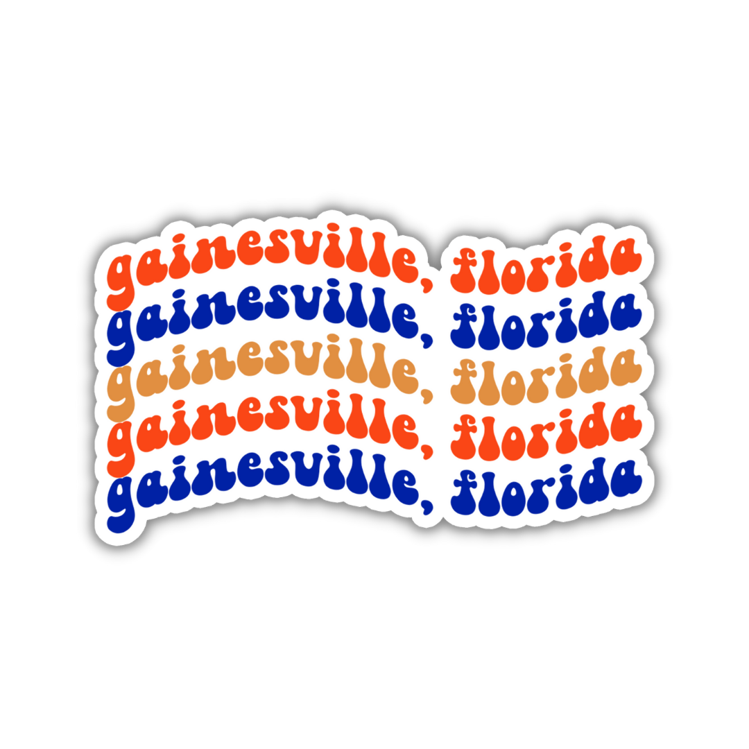 Gainesville, Florida College Town Sticker