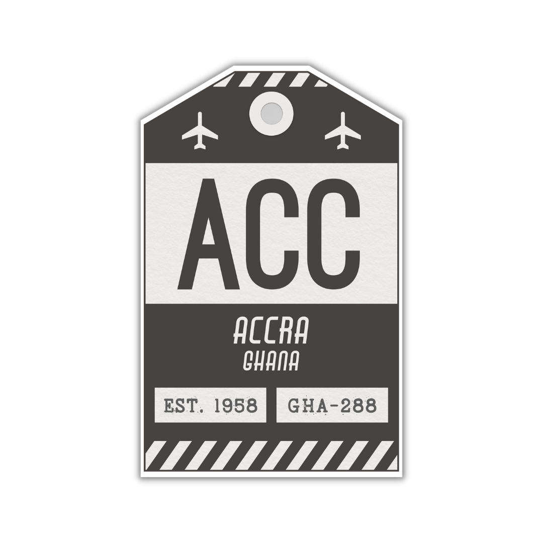 ACC Vintage Luggage Tag Sticker