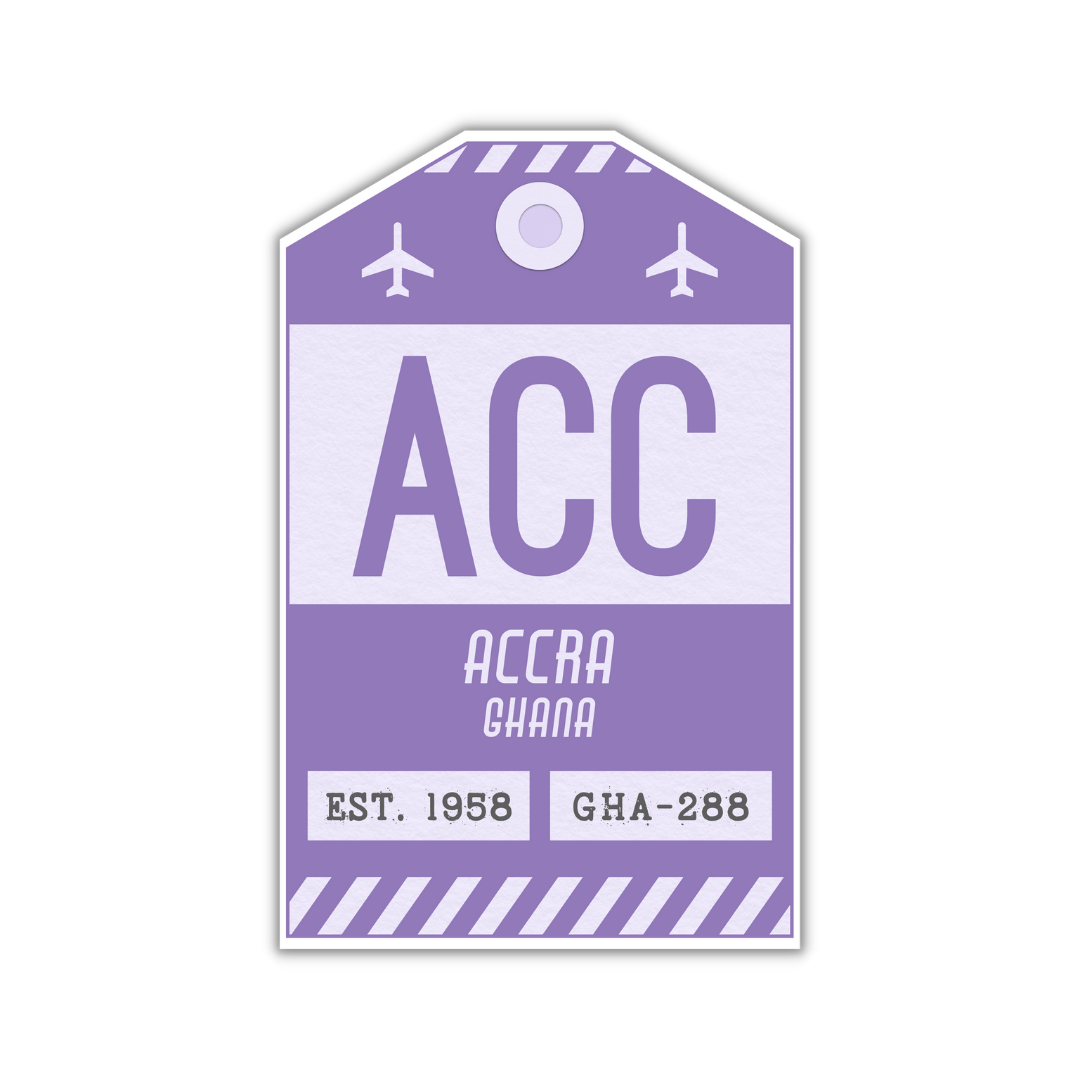 ACC Vintage Luggage Tag Sticker