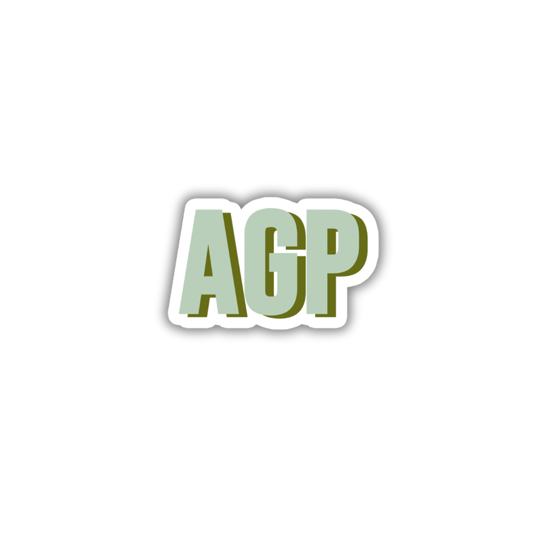 AGP Double Layered Sticker