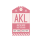 AKL Vintage Luggage Tag Sticker