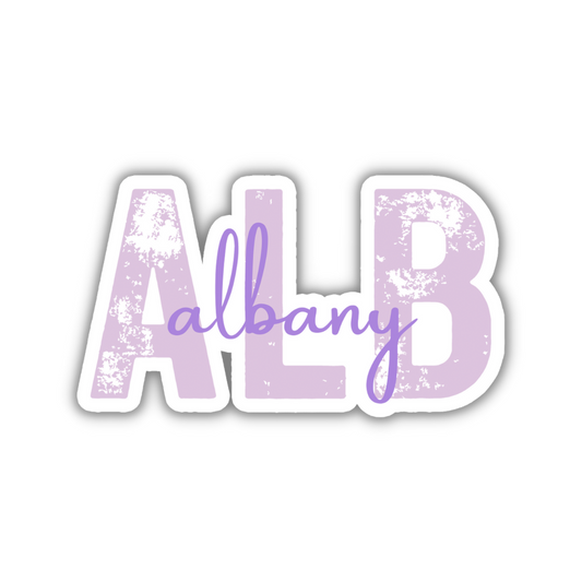 ALB Albany Airport Code Sticker