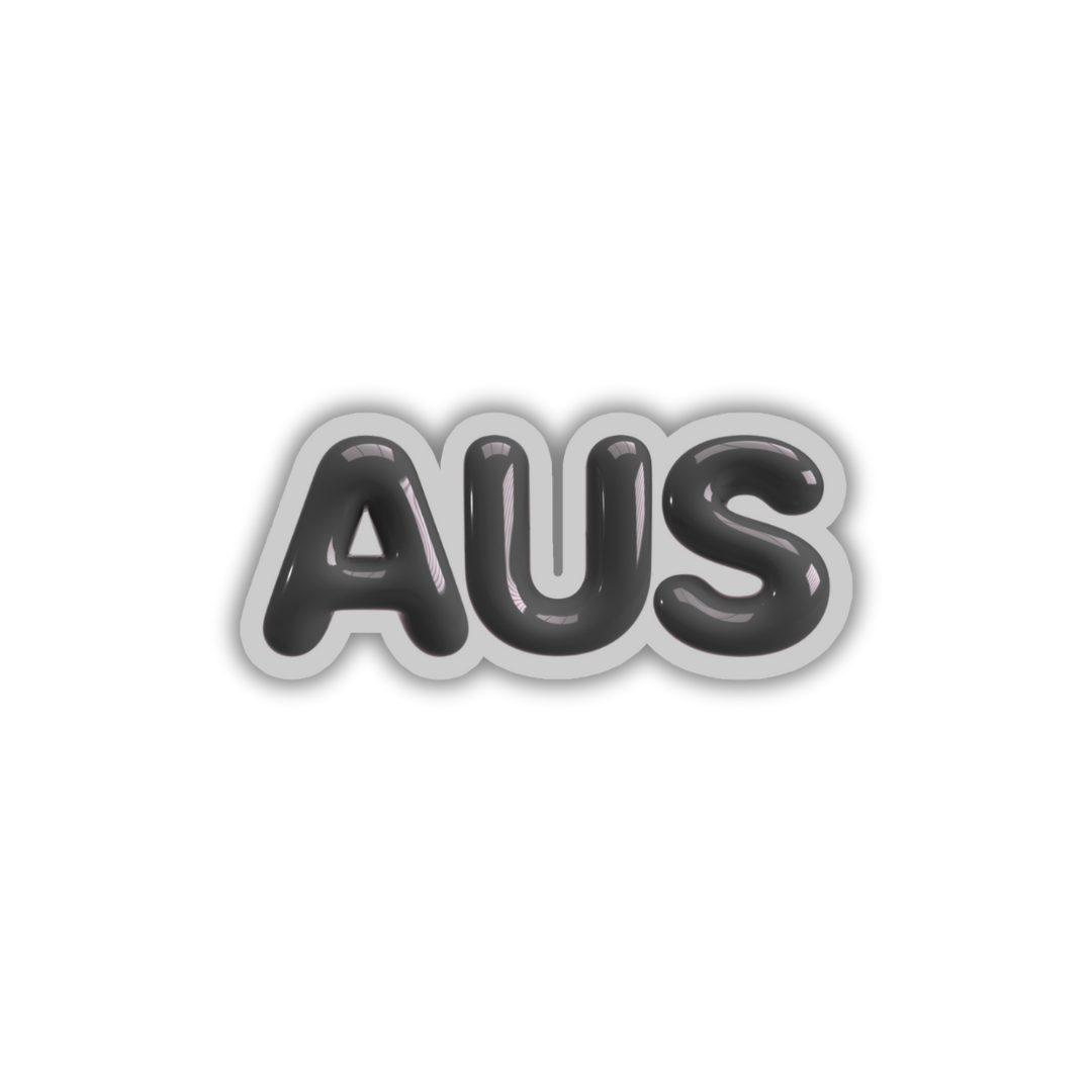 AUS Bubble Sticker