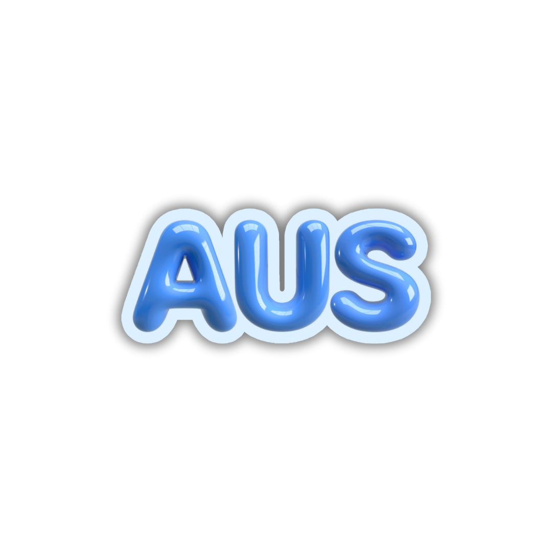 AUS Bubble Sticker