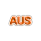 AUS Bubble Sticker