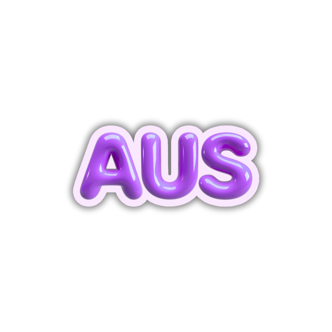 AUS Bubble Sticker