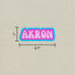 Akron Cloud Sticker