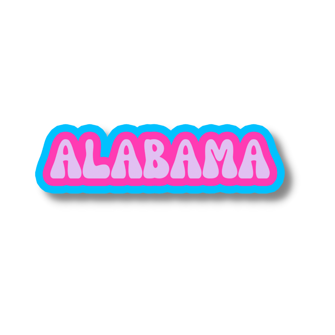 Alabama Cloud Sticker