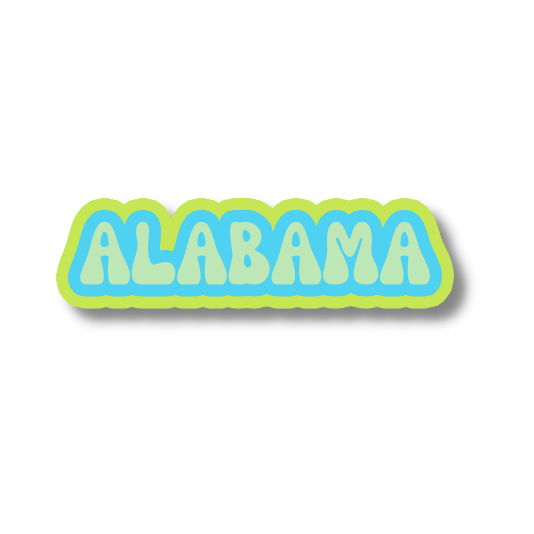 Alabama Cloud Sticker