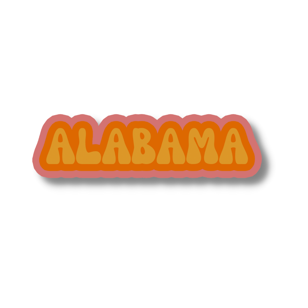 Alabama Cloud Sticker