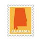 Alabama Stamp Sticker