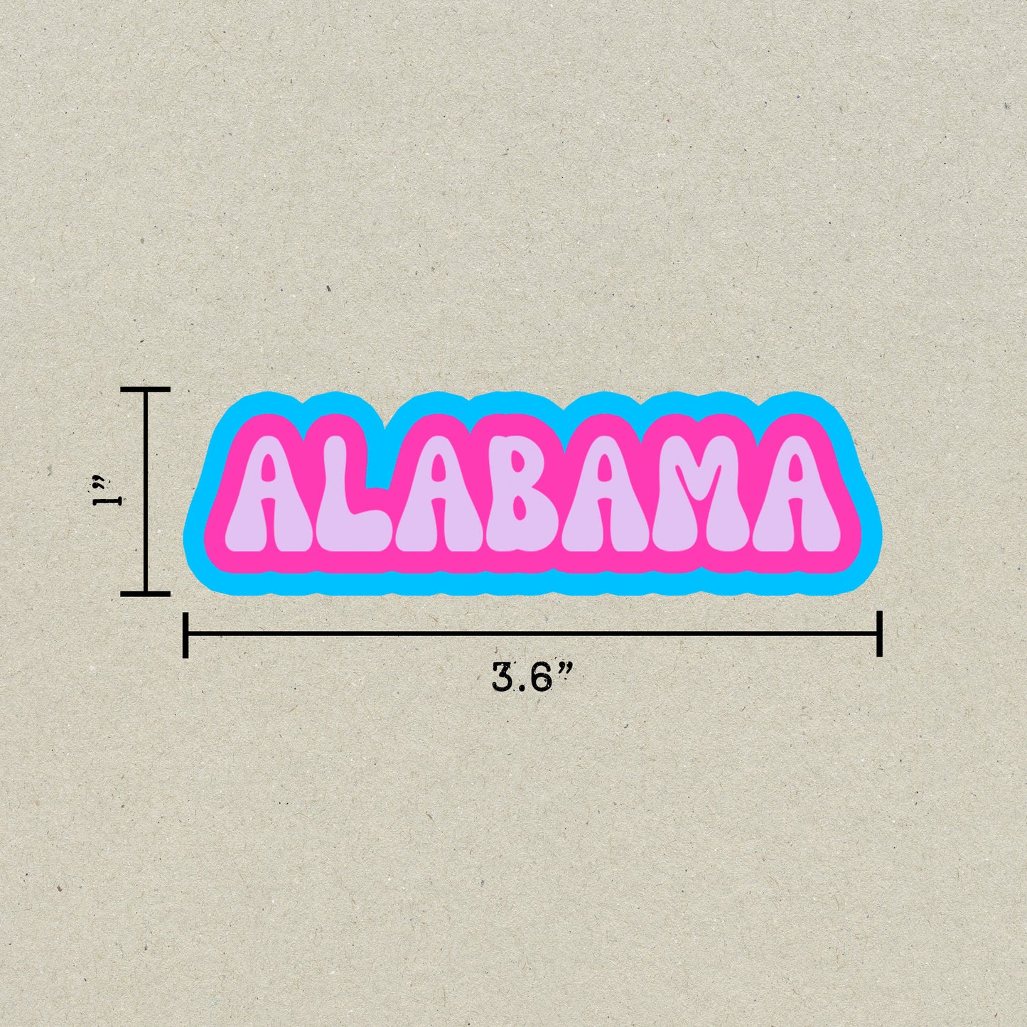 Alabama Cloud Sticker