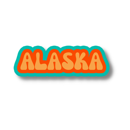 Alaska Cloud Sticker