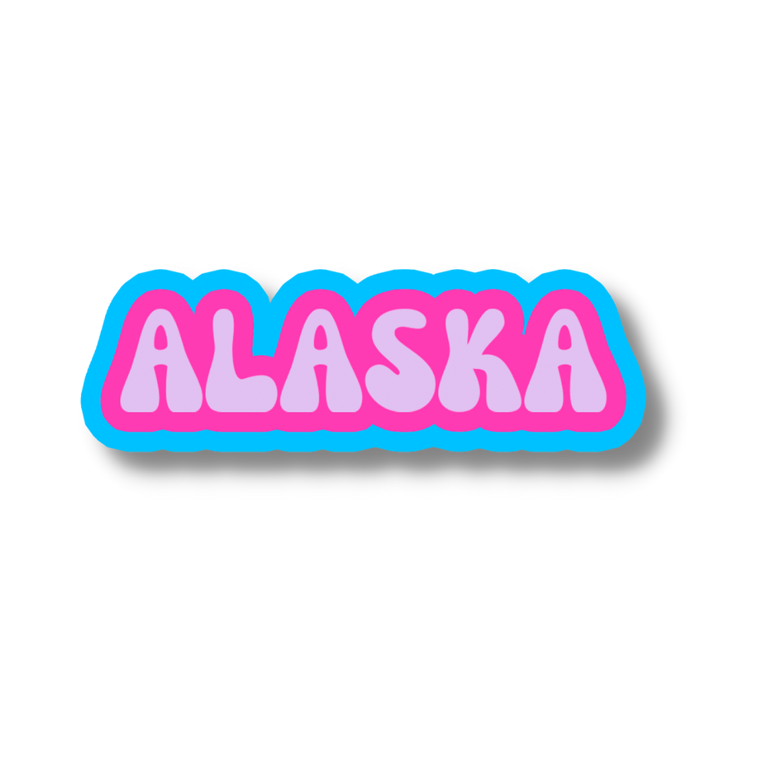 Alaska Cloud Sticker