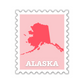 Alaska Stamp Sticker